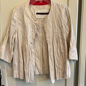 A Common Thread Pintuck Boho Blouse,  Size L